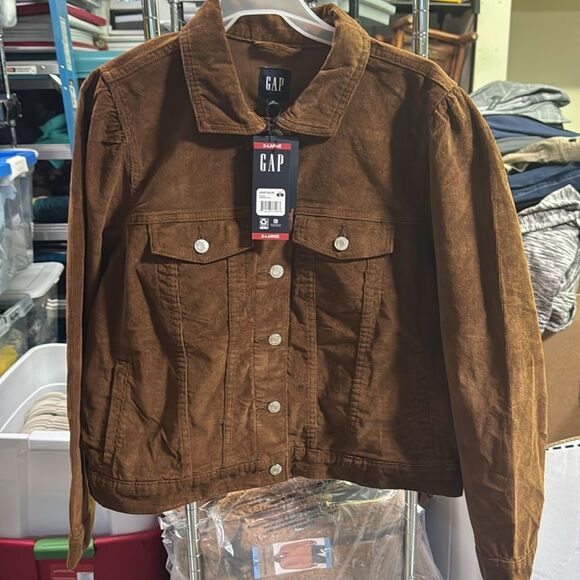 NWT Gap Emperador brown corduroy jacket, MSRP $69.99 - Picture 3 of 10